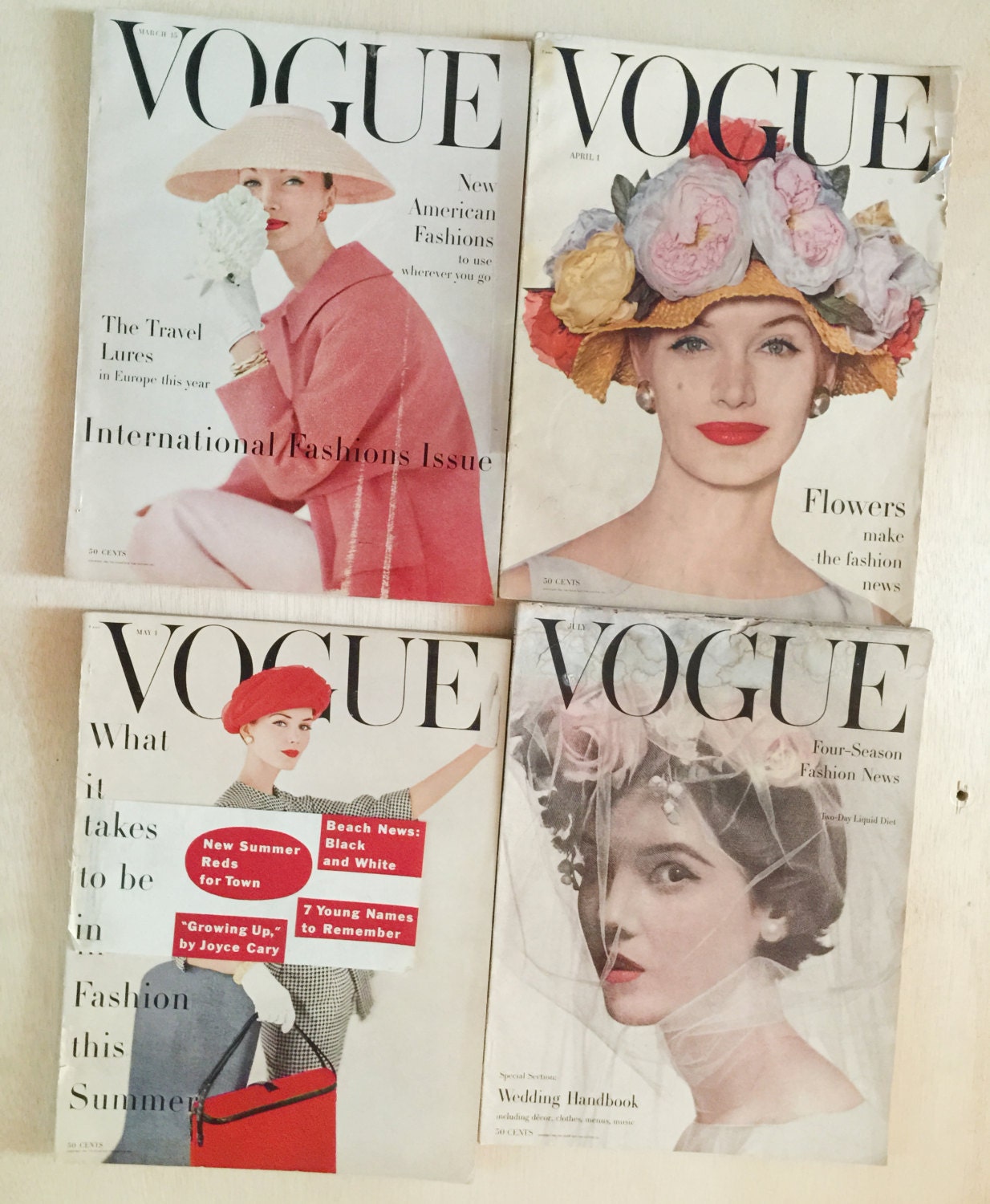 Lot Vintage Vogue Magazines 1988 Cindy Crawford cover 80's Fashion Lot Vintage Vogue Magazines 1988 Cindy Crawford cover 80's Fashion