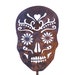 Sugar Skull Metal Garden Art Stake-Day of the Dead Home and