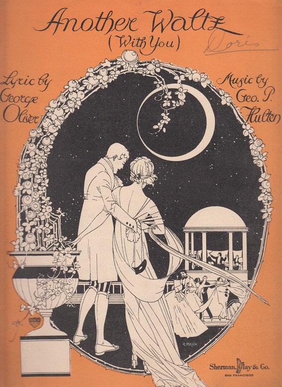 Another Waltz With You 1921 Sheet Music George Oliver George