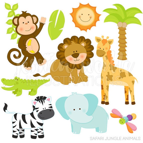 free clipart of jungle animals - photo #47