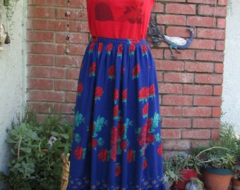 rose by any other name Carole Little maxi skirt