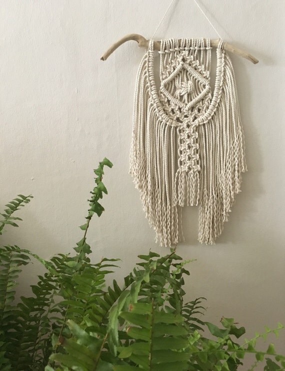 Driftwood Macramé Wall Hanging by MacramebyMichelle on Etsy
