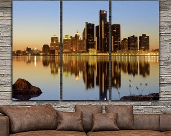 Detroit Wall Art detroit skyline canvas in b&w detroit large wall art detroit Detroit Wall Art detroit skyline canvas in b&w detroit large wall art detroit