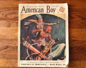 American Boy vintage magazine June, 1935, Youth's Companion magazine