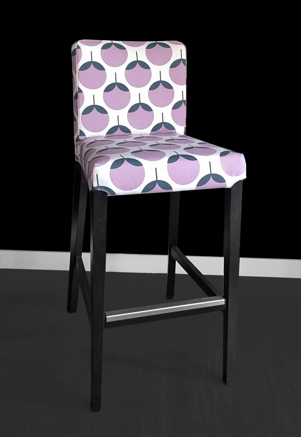 Lavender Custom IKEA HENRIKSDAL Bar Stool Chair Cover SALE