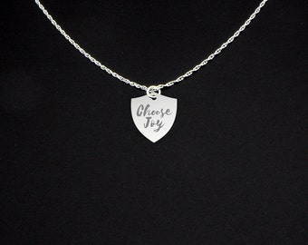 Choose Joy Necklace - Choose Joy Jewelry - Choose Joy Gift