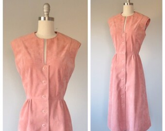 70s suede dress