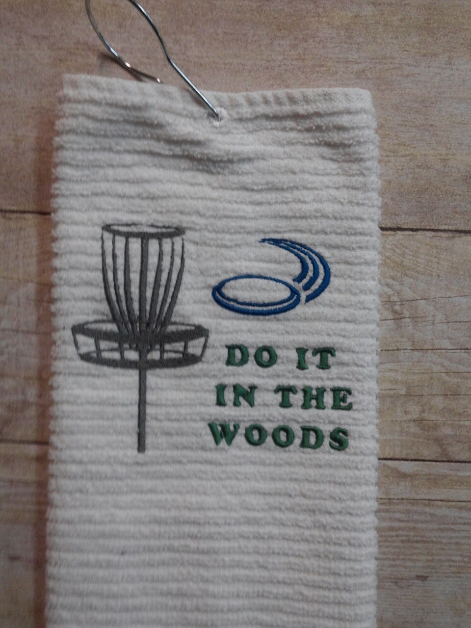 Disc Golf Towel Custom Personalized Embroidered Disc Golfer