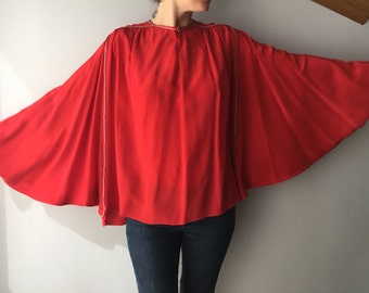 pola batwing blouse