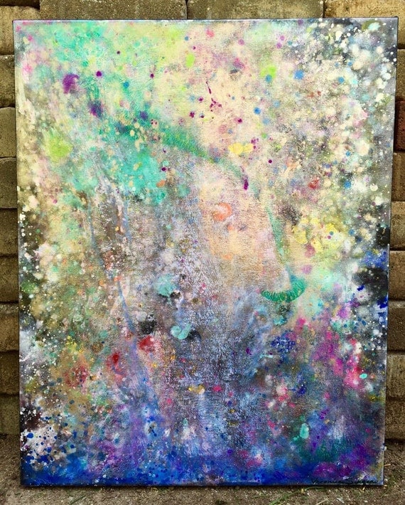 Unique Acrylic Abstract Canvas Painting