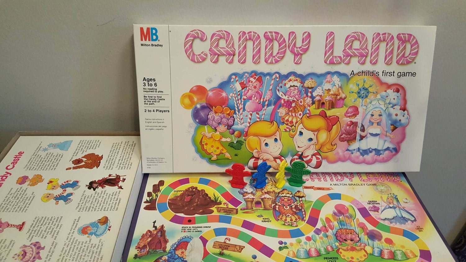 old school candy land board