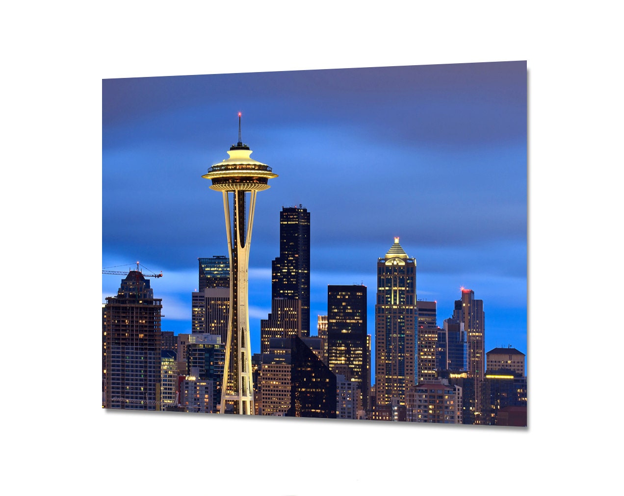 Metal Wall Art Seattle Skyline Art Cityscape by klgphoto on Etsy