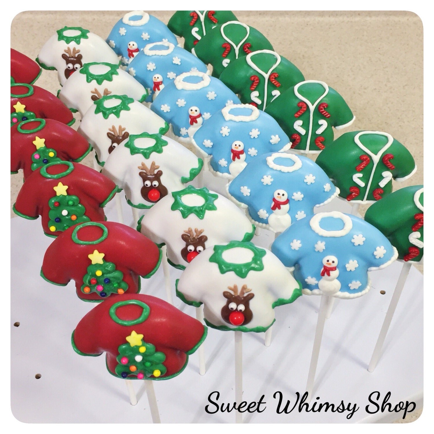 12 Ugly Sweater Cake Pops Christmas Vacation by 12 Ugly Sweater Cake Pops Christmas Vacation by