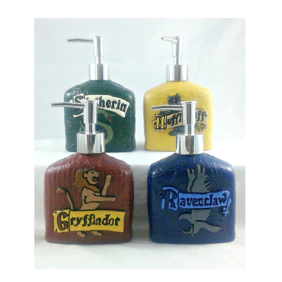 Hogwarts House Crests Soap Dispenser Harry Potter mixed media