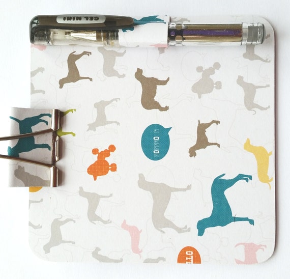 Dogs Sticky Notes Holder Dogs Notepad Custom Notepad Post