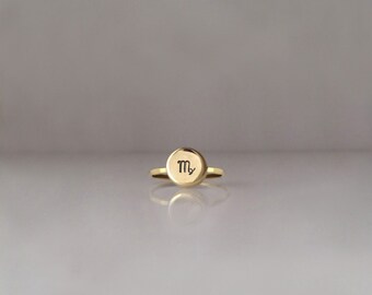 Zodiac Jewelry, Constellation, Virgo Jewelry, Virgo, Virgo Zodiac, September Birthday, Virgo Ring, Virgo Sign, Zodiac Ring, r247br