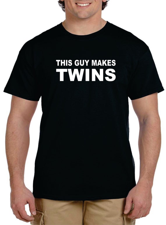 Funny Twin Shirts Baby Twins New Baby Gift Fathers Day Shirt