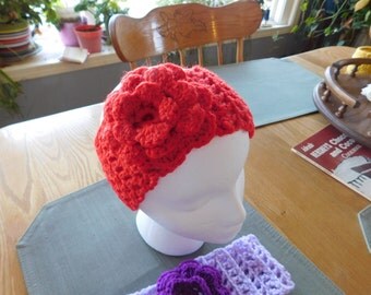 Crochet Head band, Ear warmer, fashion, Adult sizes,