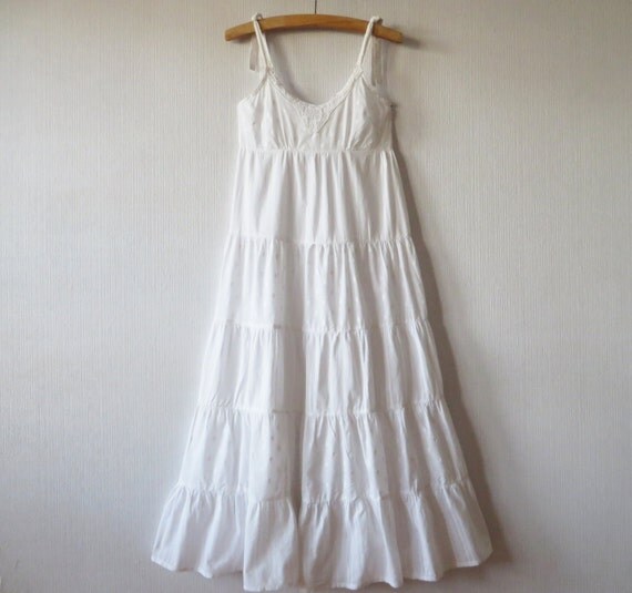 white summer dress cotton maxi dress shabby chic wedding white summer dress cotton maxi dress shabby chic wedding