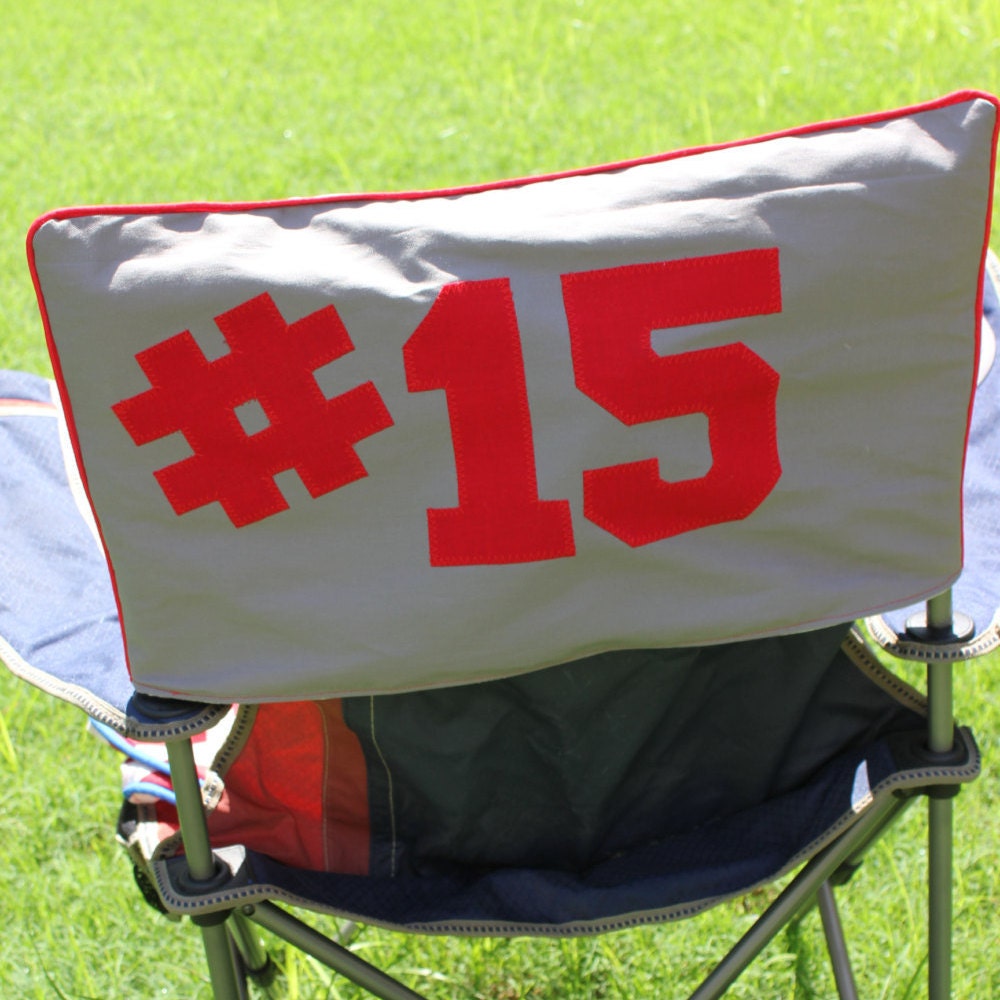 Personalized Sports Camping Chair Mom Dad Chair Cover