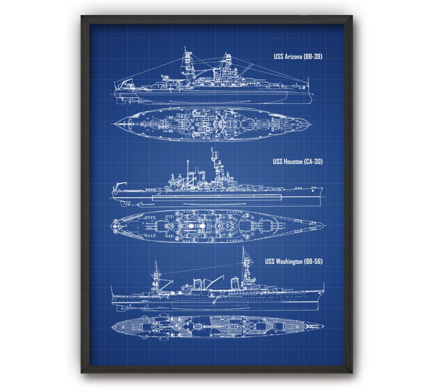 United States Navy Poster 1 USS Arizona by QuantumPrints on Etsy