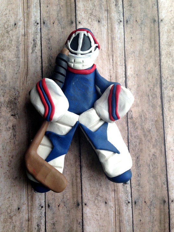 Hockey Goalie Ornament Hockey Goalie Cake By CalledandChosen