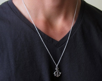 Men's Anchor Necklace - Men's Silver Necklace - Mens Necklace - Men's Jewelry - Necklaces For Men - Jewelry For Men