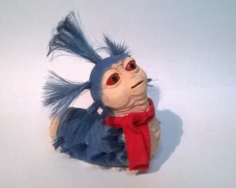 Labyrinth worm ello figure resin