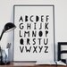 Alphabet Print ABC Print ABC's Wall Art Children Art