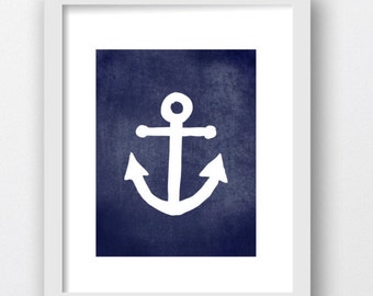 Anchor print | Etsy