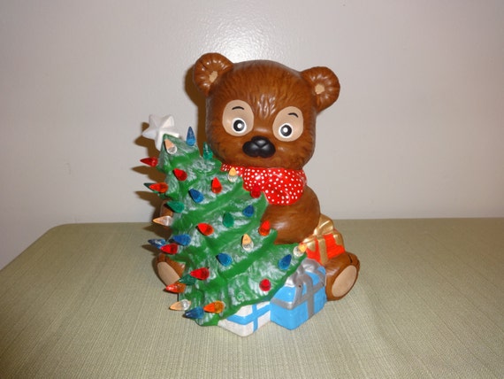 ceramic christmas bears