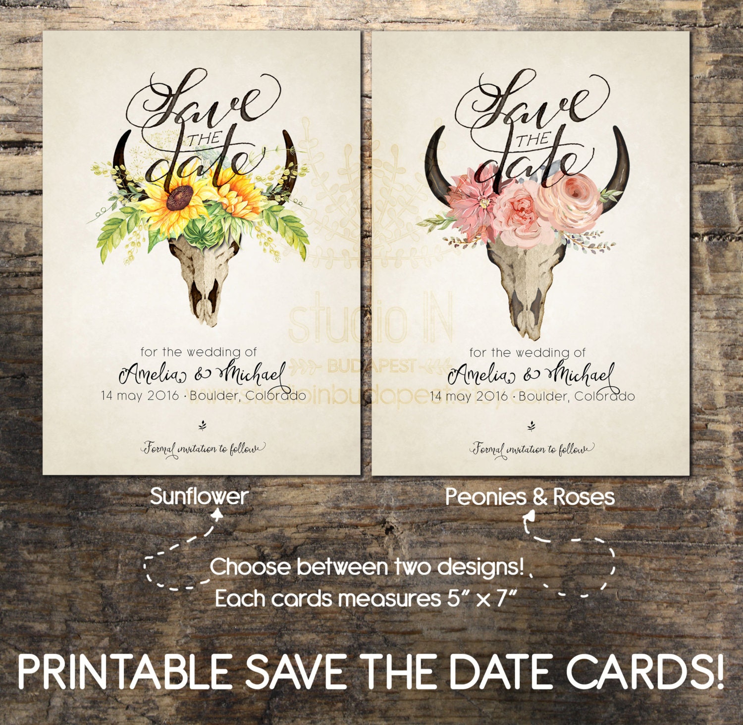 Save The Date Card Printable Save the date card Wedding card