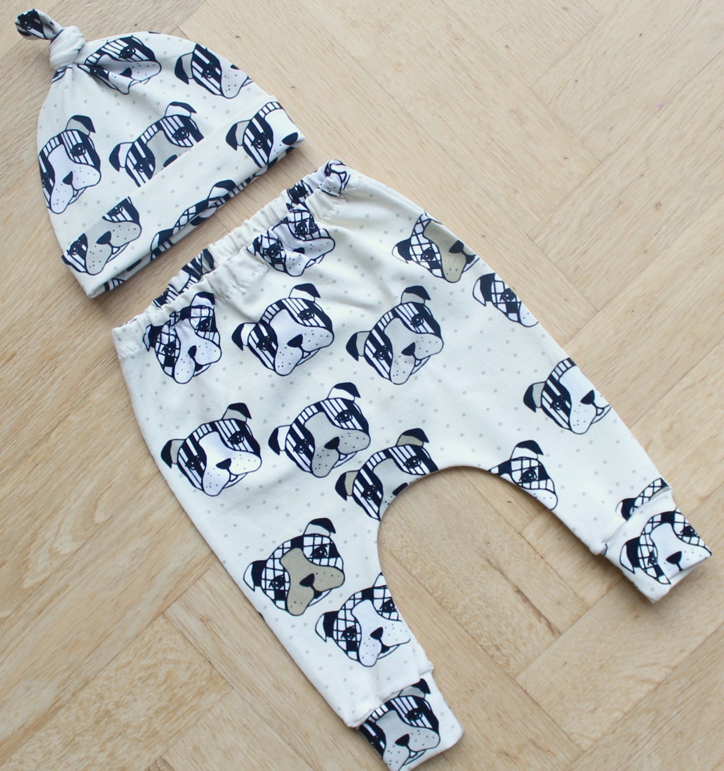 Dog baby clothes baby leggings baby gift set hipster baby