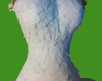 Wedding Dress pinata, table centerpiece, wishes to the bride, alternative guest book