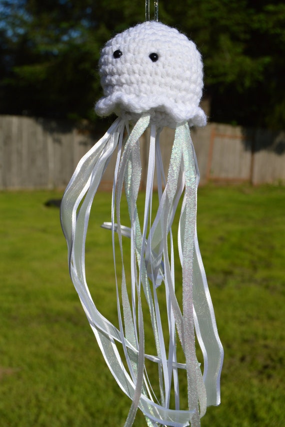 DIY Crochet Jelly Fish Kit Pattern Included Ready To