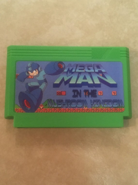 Mega Man in the Mushroom Kingdom Custom 8bit Game.