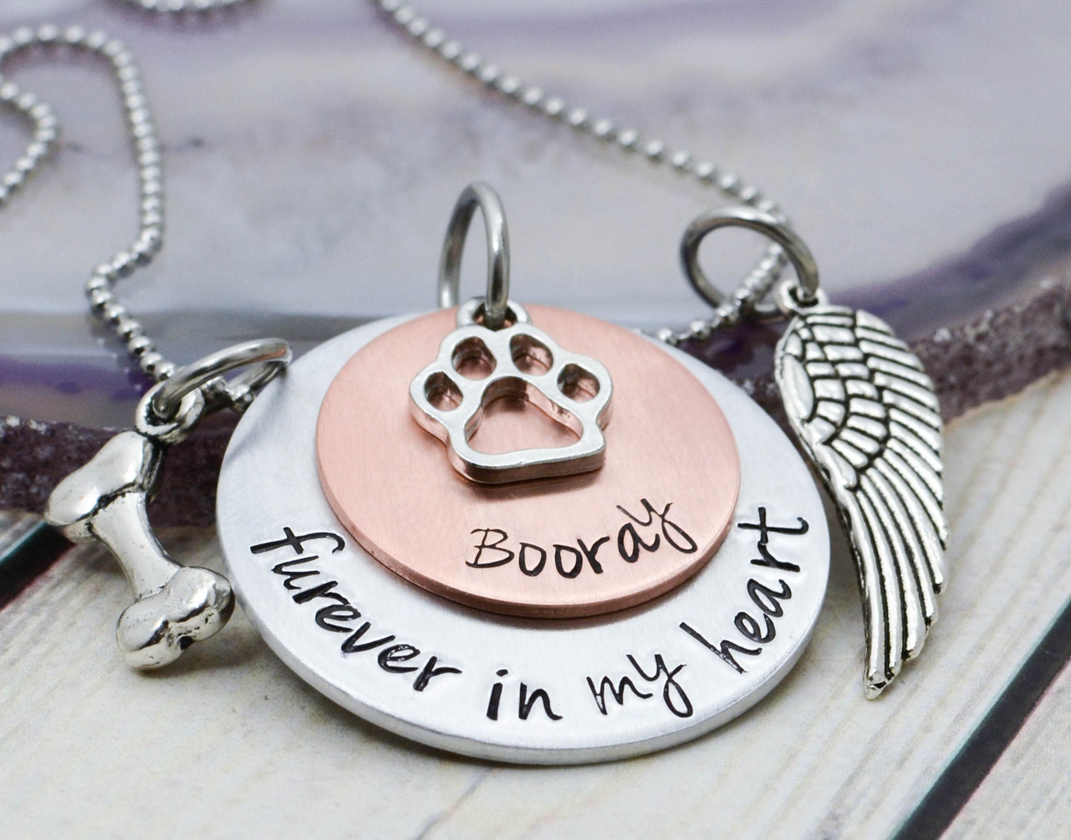 25 HQ Images Custom Pet Necklace Uk : Personalized Custom Dog Cat Image 925 Sterling Silver Pet ...