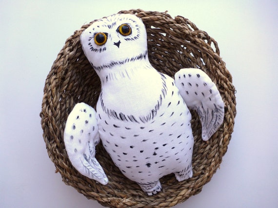 harry potter snowy owl stuffed animal