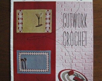 Cutwork Crochet, Instruction Booklet, Lily Design Book No 81, Vintage