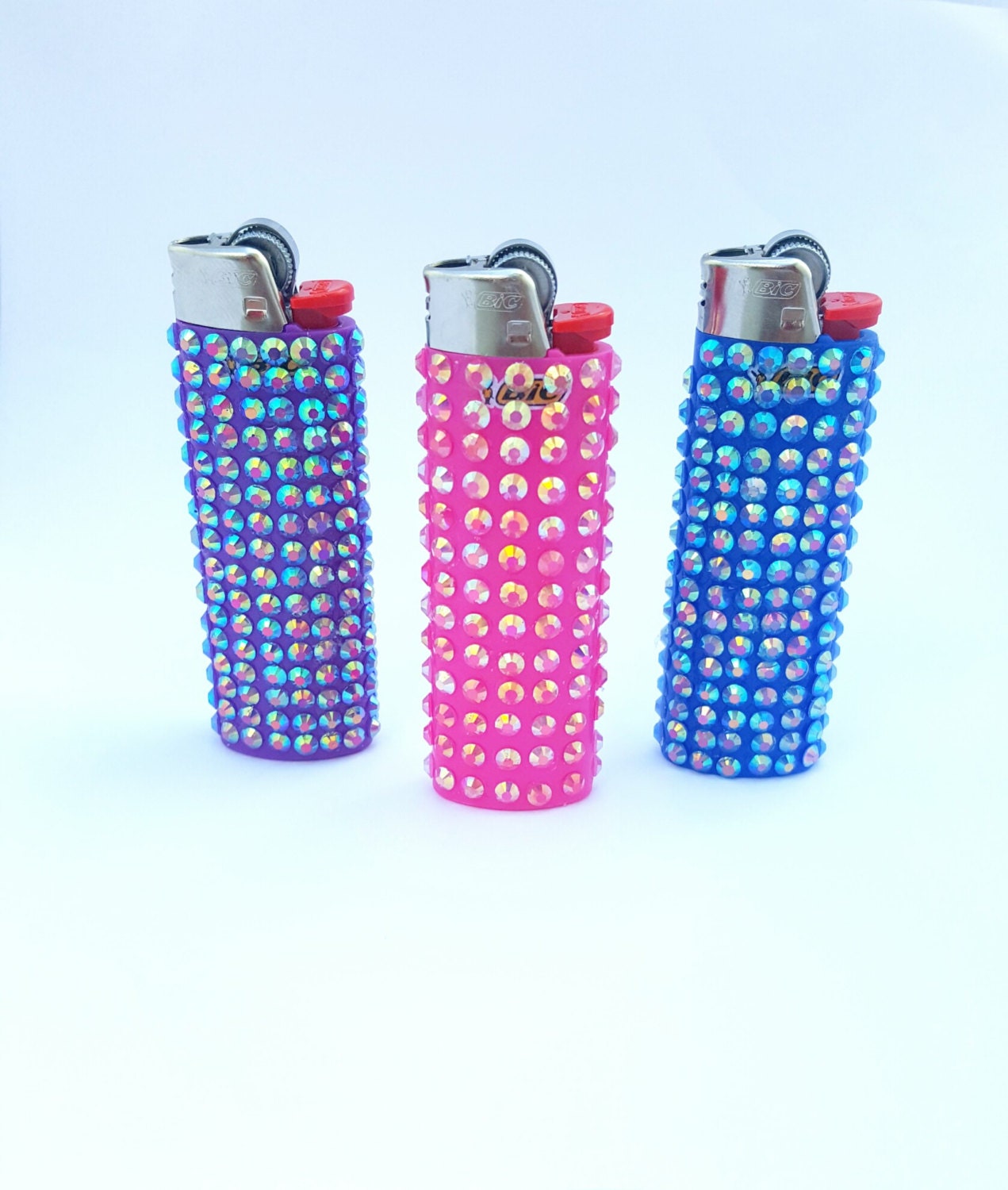 Bling bic lighter rhinestone lighters pink crystal lighter