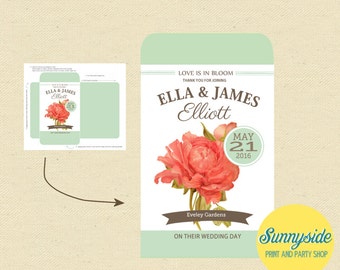CUSTOM Printable Seed Packet Favor DIY by sunnysideprintparty