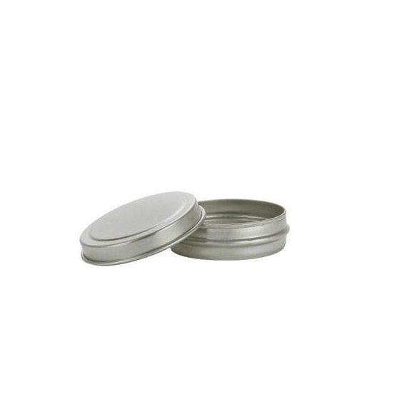 3 lip balm tins .5 oz metal tin salve tin salve container