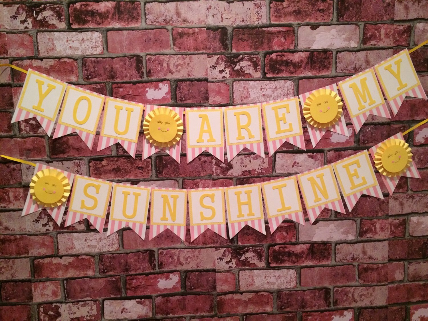 Handmade You Are My Sunshine banner
