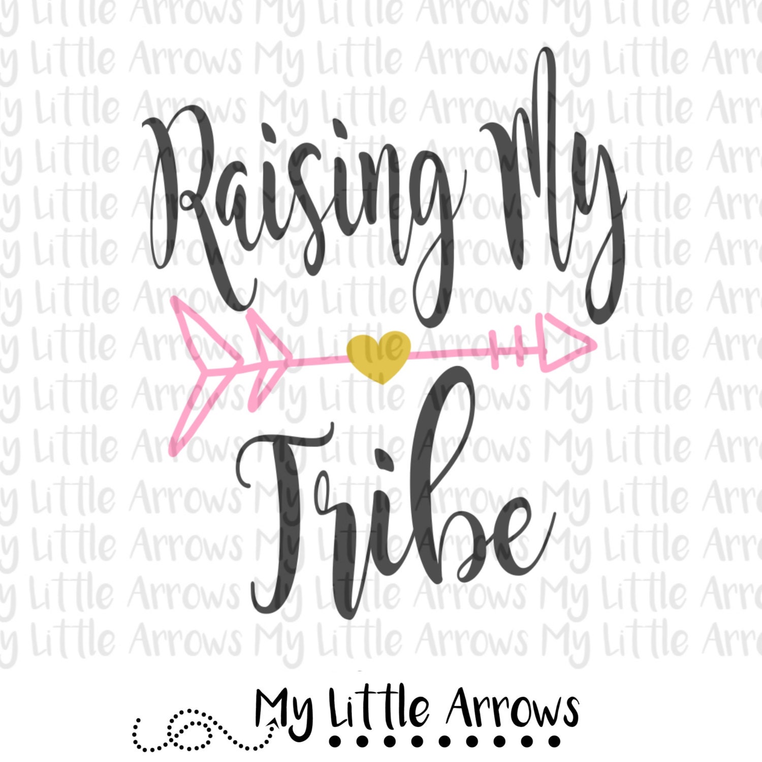 Download Raising my tribe SVG DXF EPS png Files for Cutting Machines