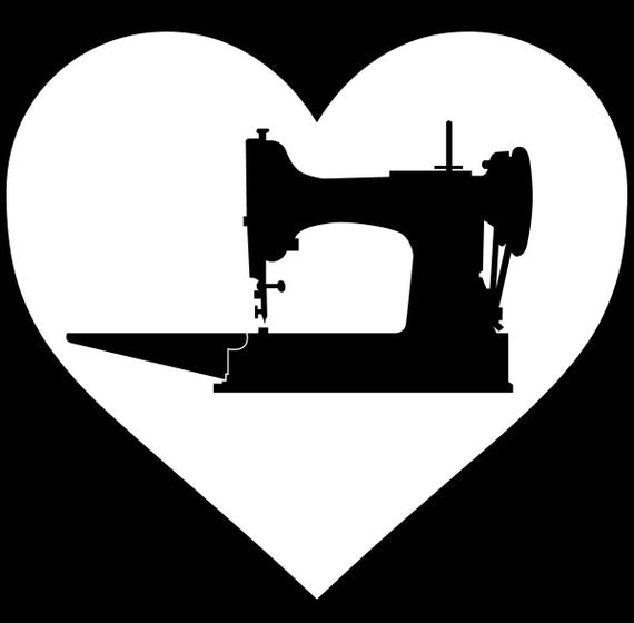 Vintage Singer Featherweight Sewing Machine Vinyl by BWDFabrics