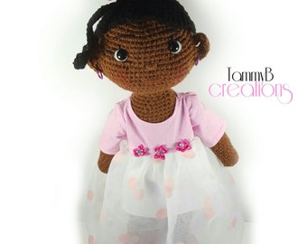 Handmade African American Crochet Dolls by TammyBCreations on Etsy