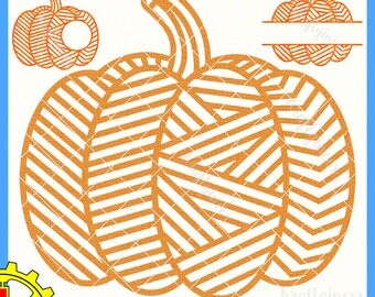 Download Paisley Pumpkin SVG Swirly Pumpkin Split Pumpkin Monogram ...