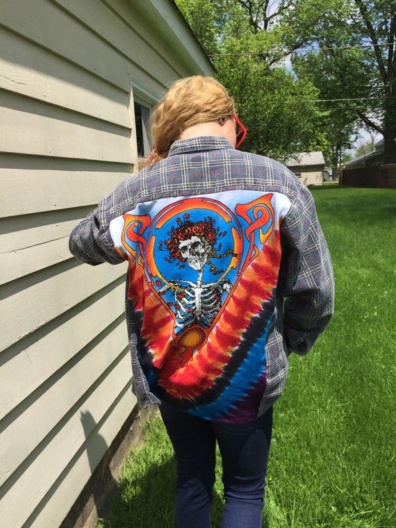 grateful dead flannel shirt