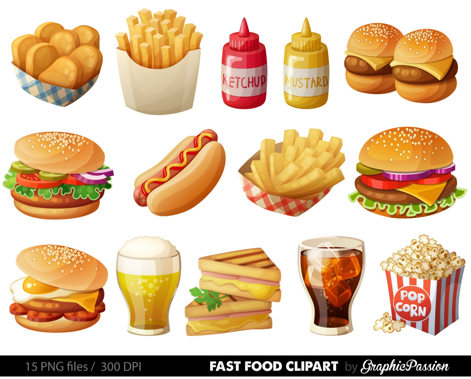 Fast Food Clipart Hamburger Clip art Food Vector graphic Food 