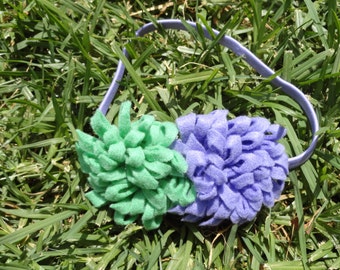 Felt Flower Elastic Headband